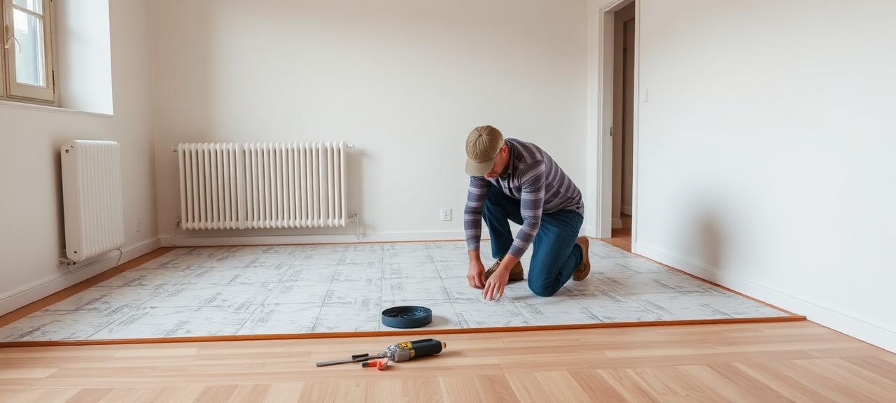 Fachgerechte Untergrundvorbereitung vor der Bodenverlegung