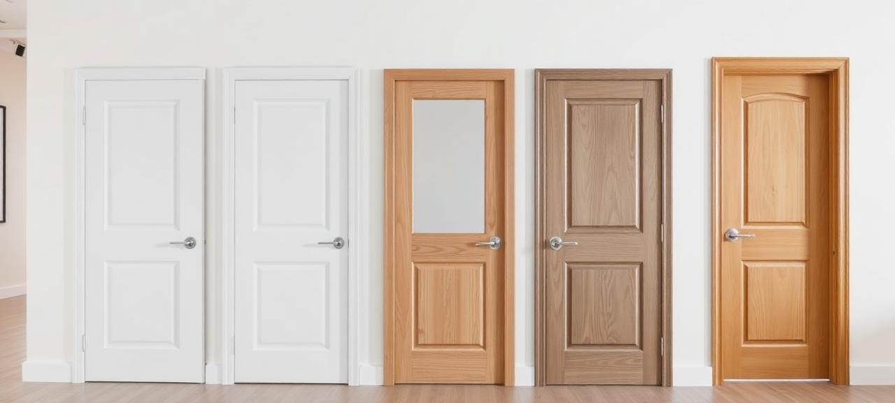 Verschiedene Innentürmodelle im Vergleich
