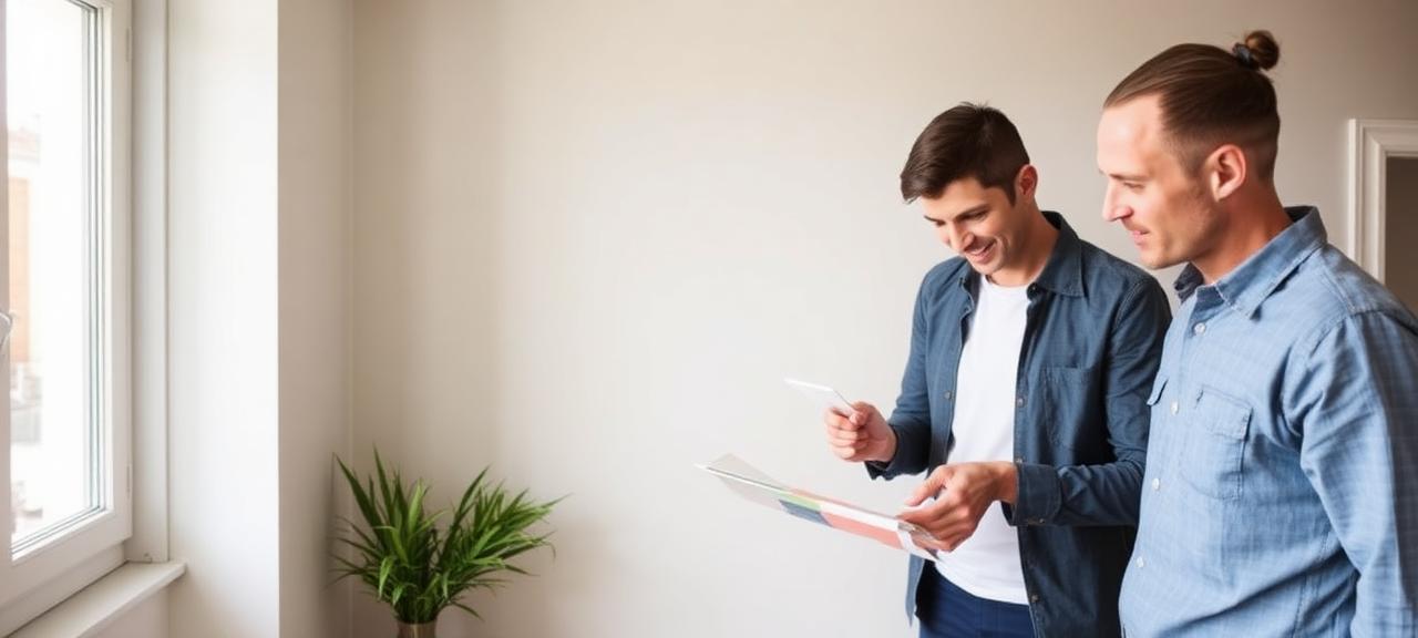 Beratungsgespräch zur Wandrenovierung