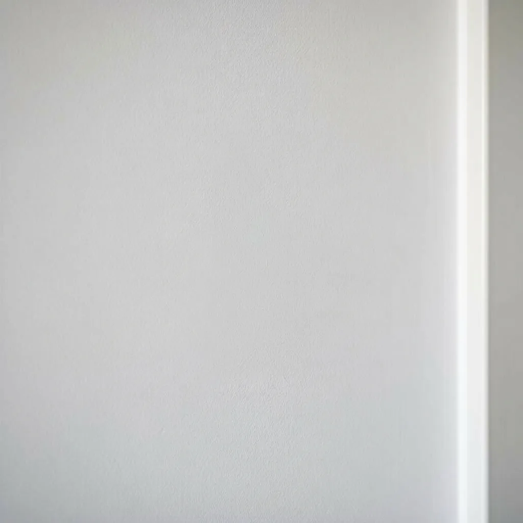 Perfekt reparierte und gestrichene Wand – KI-generiert, kein reales Kundenprojekt